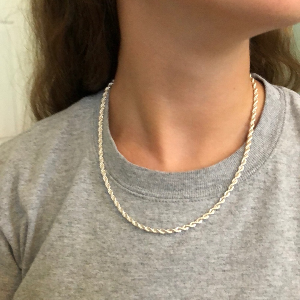 Silver necklace